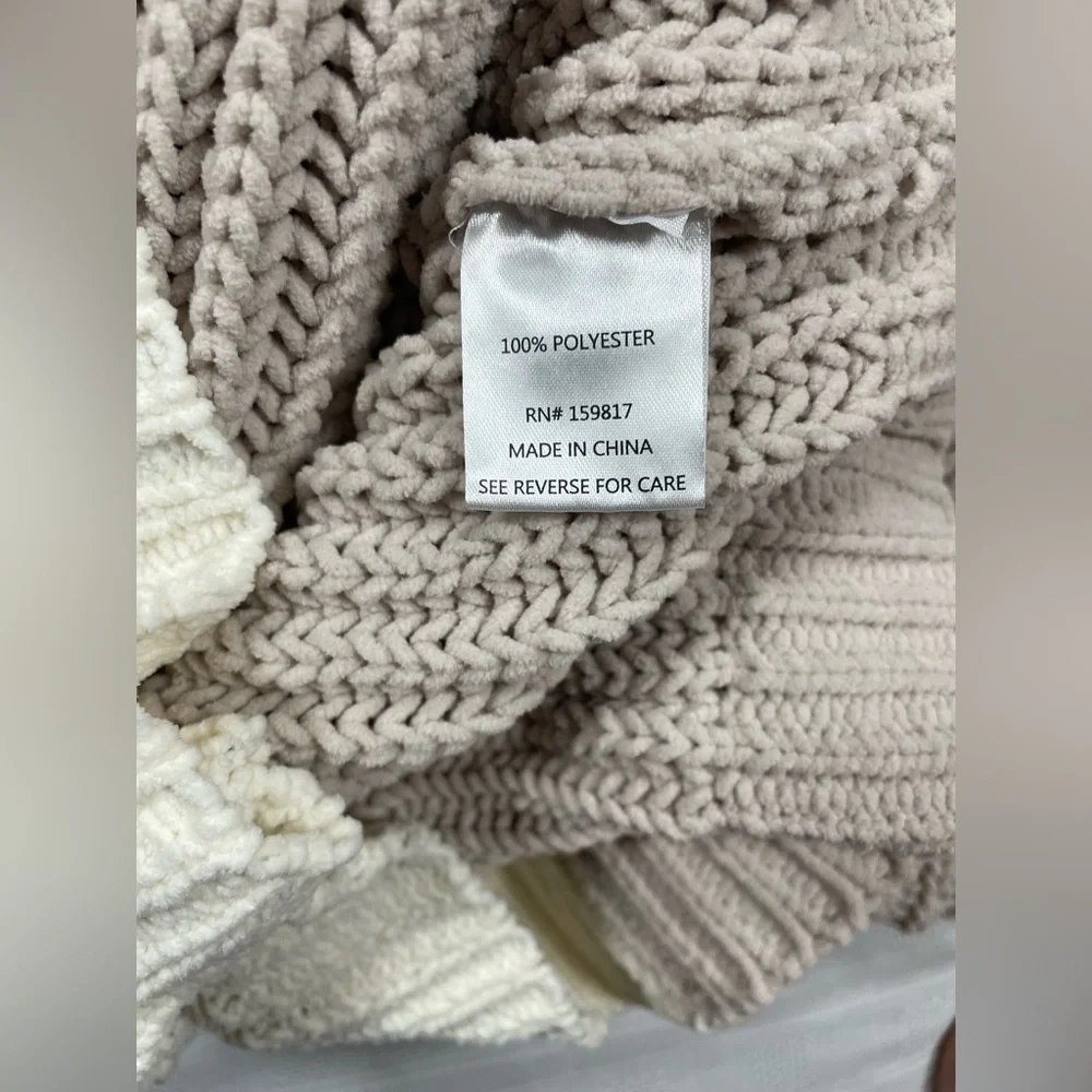 ALTAR’d State Sweater Colorblock Knit Cropped Pullover NWT Women’s Size Medium - Picture 11 of 14